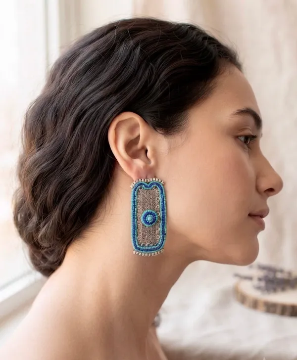 Blue_Alloy_Boho_Filigree_Drop_Earrings_For_Women_Pack_Of_2