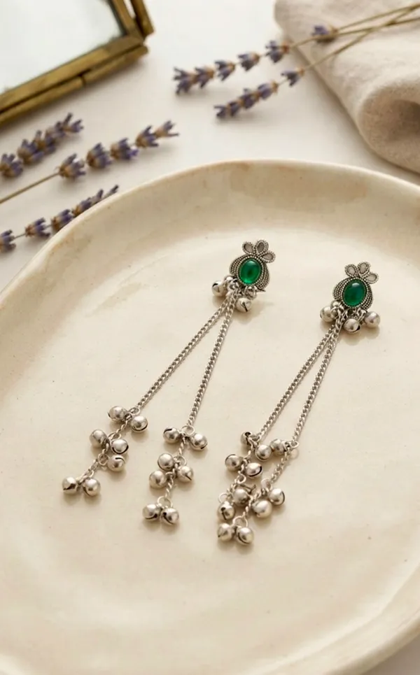 Silver_Brass_Oxidised_Kashmiri_Stud_Earrings_For_Women_Pack_Of_2
