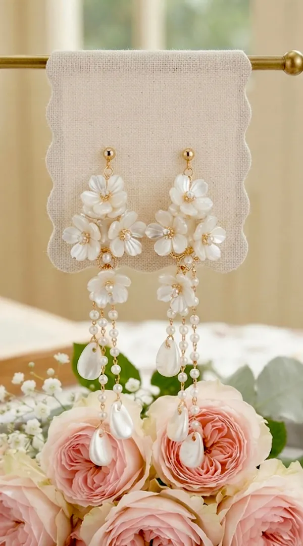 Golden_Alloy_Mother_Of_Pearl_Long_Drop_Earrings_For_Women