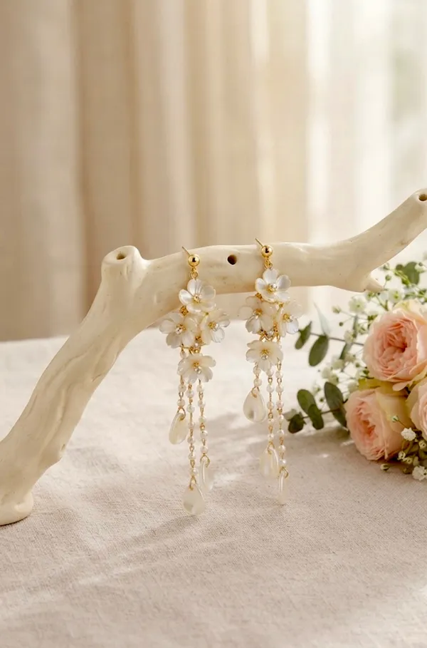 Golden_Alloy_Mother_Of_Pearl_Long_Drop_Earrings_For_Women