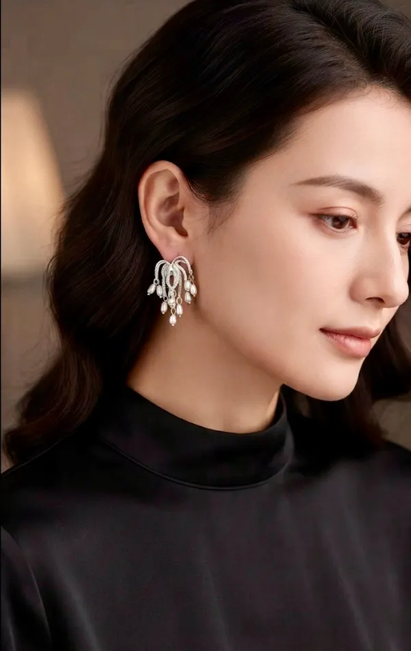 Silver_Alloy_Shimmer_Pearl_Drop_Earrings_For_Women_Pack_Of_2