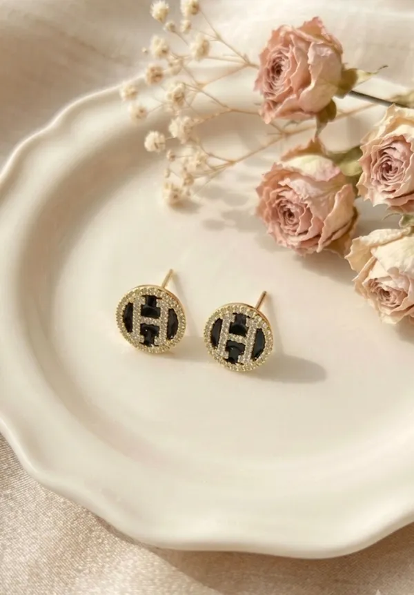 Rhinestone_Studded_H_Letter_Studs