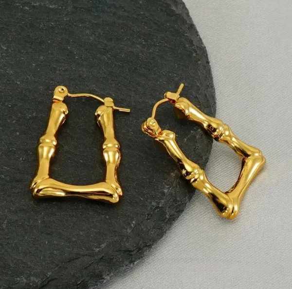 Gold_Brass_Stud_Earrings_For_Women_Pack_Of_4