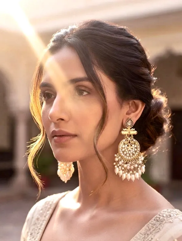 Golden_Alloy_Floral_Kundan_Chandbali_Earrings_For_Women