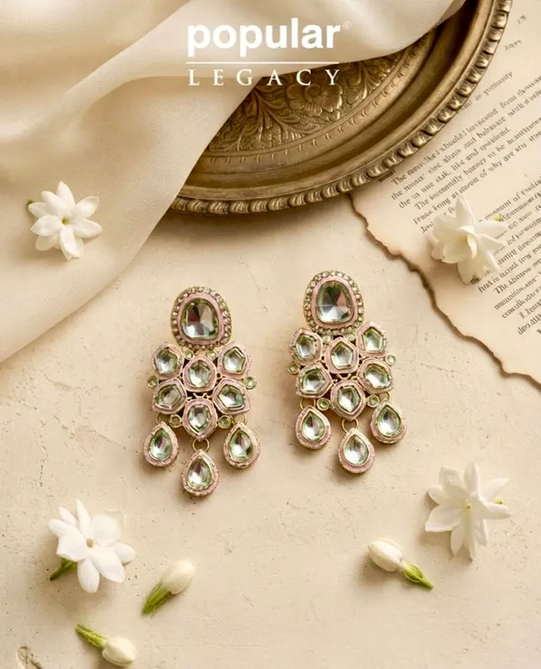 "_Nisha_"_Pastel_Pink_Meenakari_Kundan_Earrings