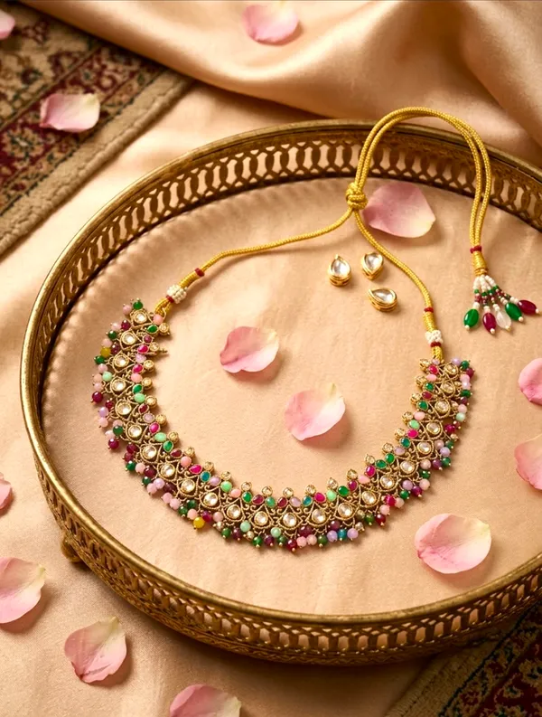 The_Rose_-_Pearl_Multi-Strand_Kundan_Choker_Set