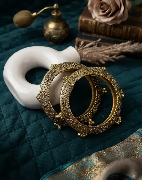 GOLDEN_Oxidized_Ghungroo_Bangles_Set_Of_2