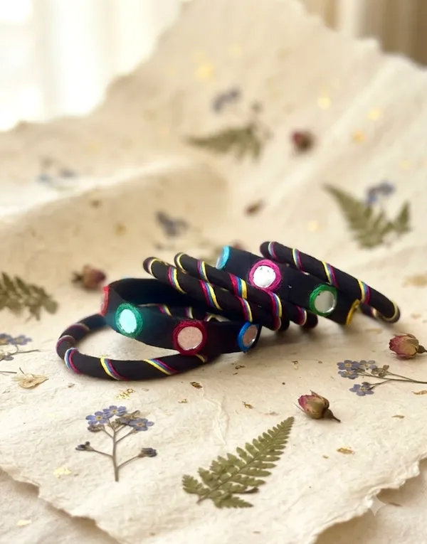 Black_Cotton_Navratan_Bangle_For_Women