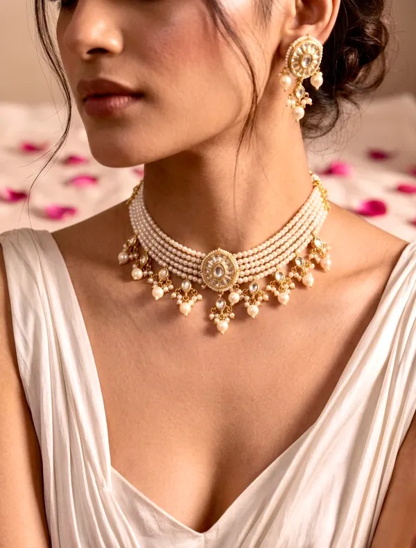 The_Mumtaz_Multi-Strand_Seed_Pearl_&_Kundan_Choker_Set
