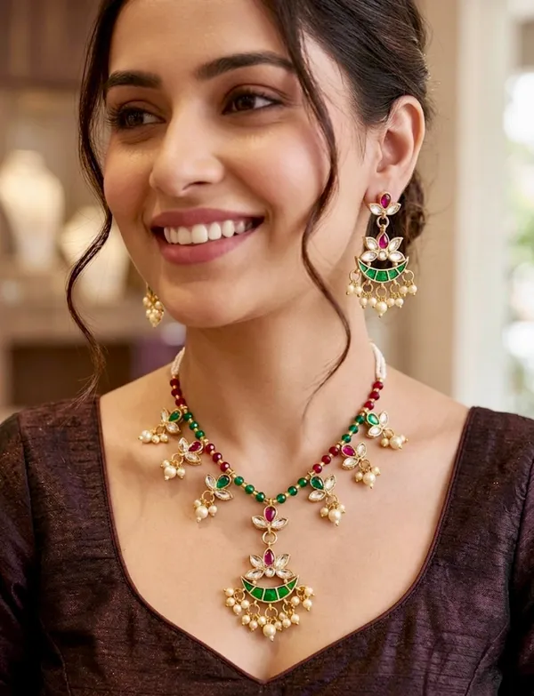 Emerald_Blossom_Festive_Necklace_Set