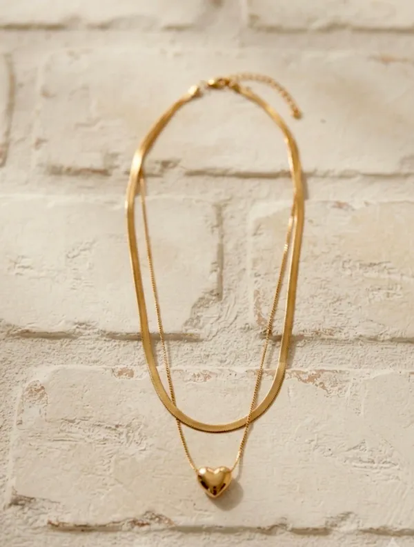 Gold_Stainless_Steel_Dual_Chain_Necklace_For_Women
