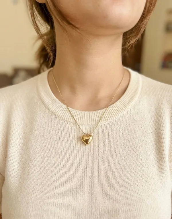 Gold_Stainless_Steel_Puffy_Heart_Slider_Pendant_Necklace_For_Women_Pack_Of_2