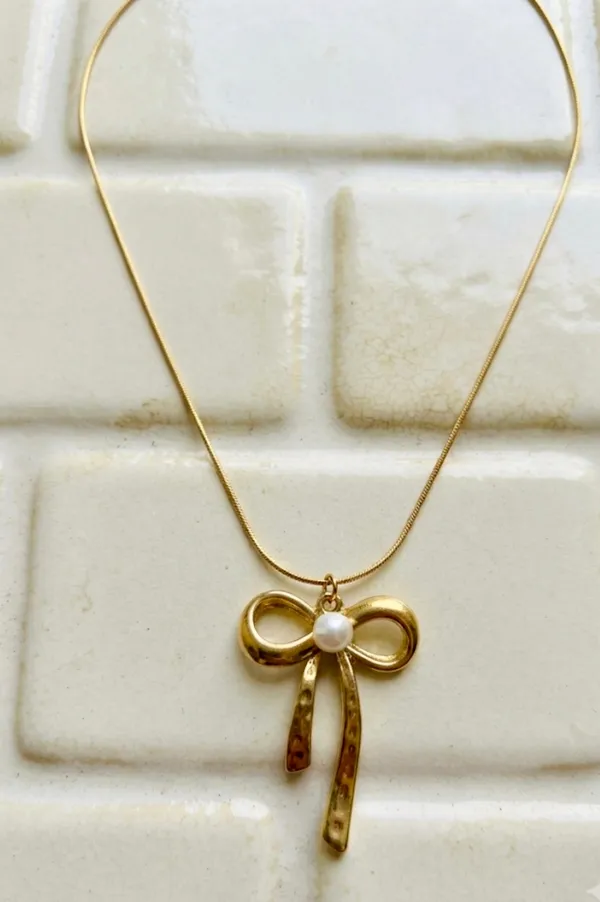 Gold_Stainless_Steel_Pearl_Bow_Pendant_Chain_Necklace_For_Women_Pack_Of_2
