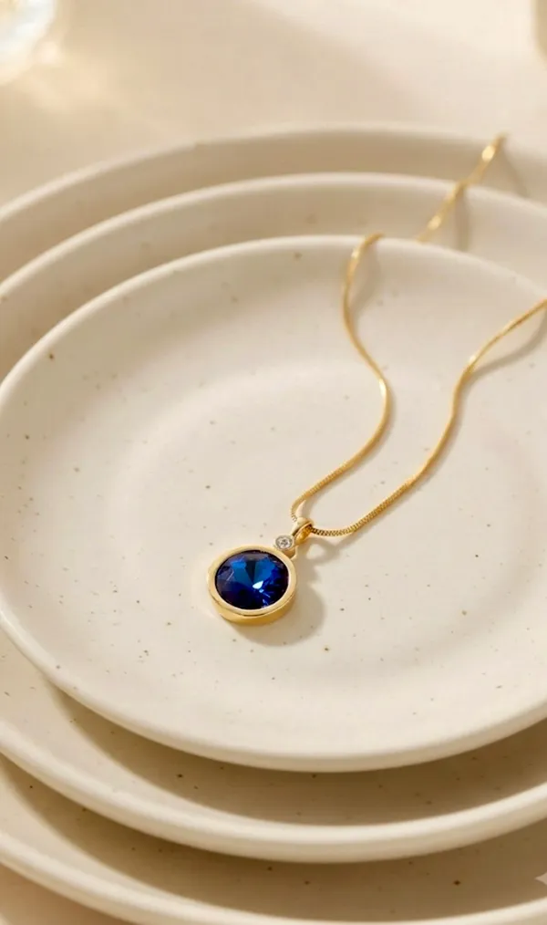 Gold_Stainless_Steel_Crystal_Coloured_Solitaire_Chain_Necklace_For_Women