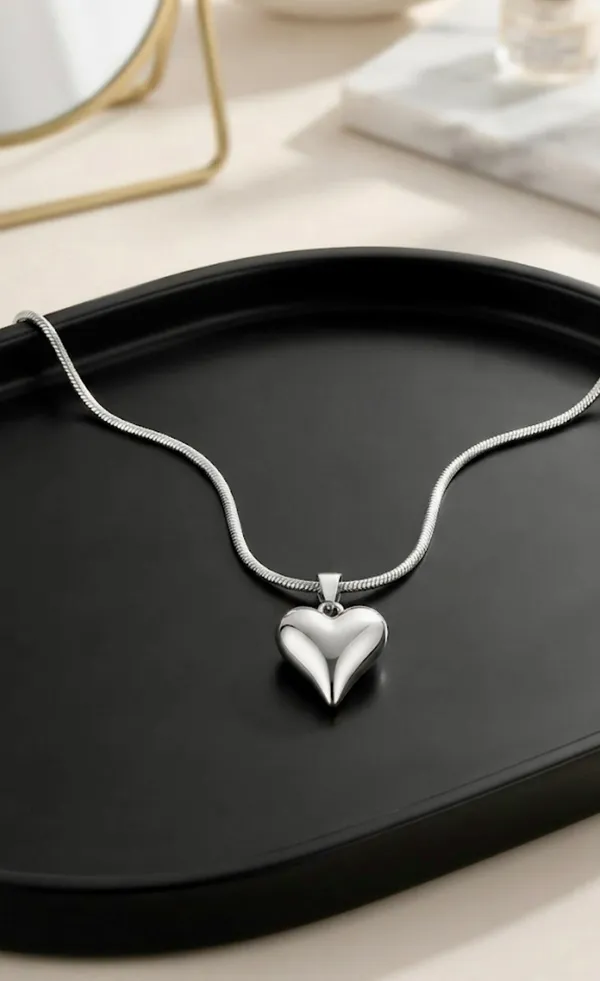 Silver_Alloy_Puffy_Heart_Chain_Necklace_For_Women_Pack_Of_3