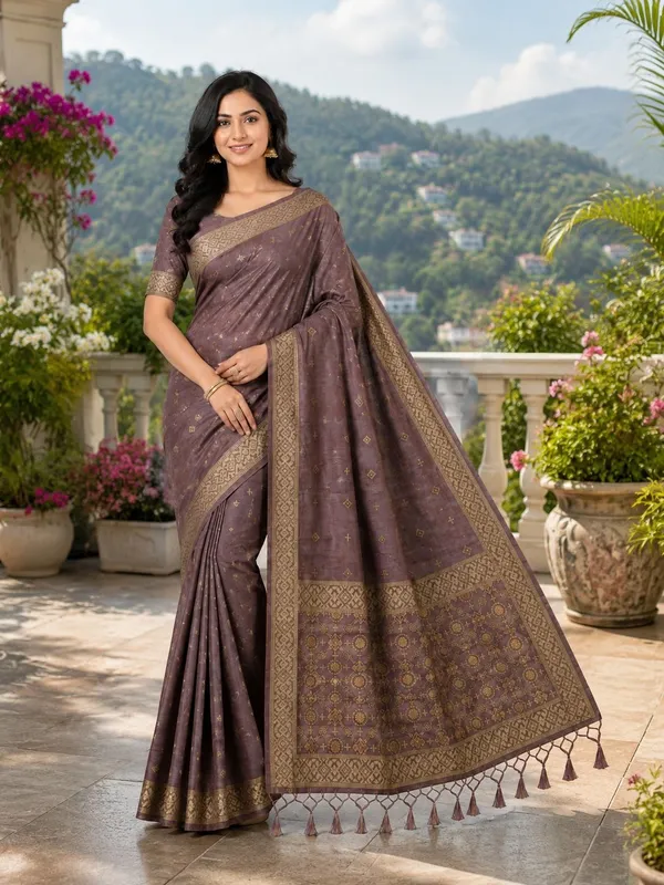 KHODAL_TRENDZ_Woven,_Self_Design_Daily_Wear_Pure_Cotton_Saree_(Pink)