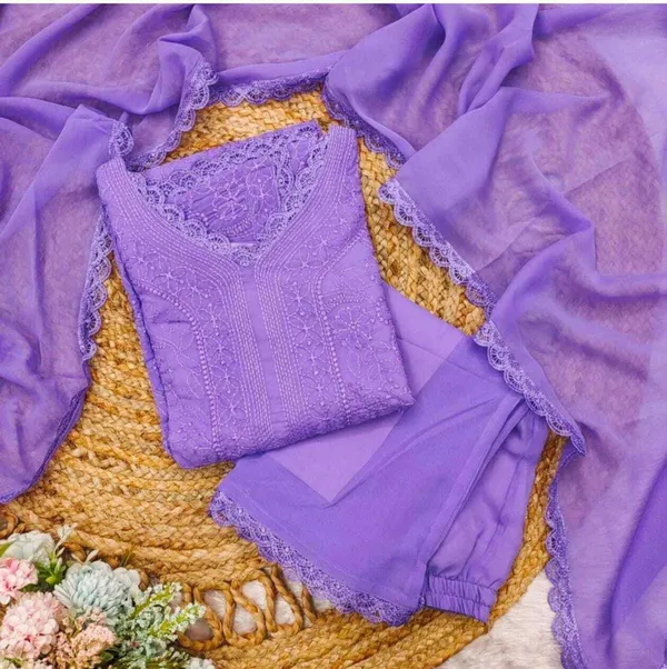 khodal_Embroidered_Kurta,_Palazzo_&_Dupatta_Set_()