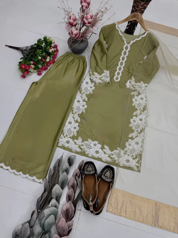 khodal_Embroidered_Kurta,_Palazzo_&_Dupatta_Set_()