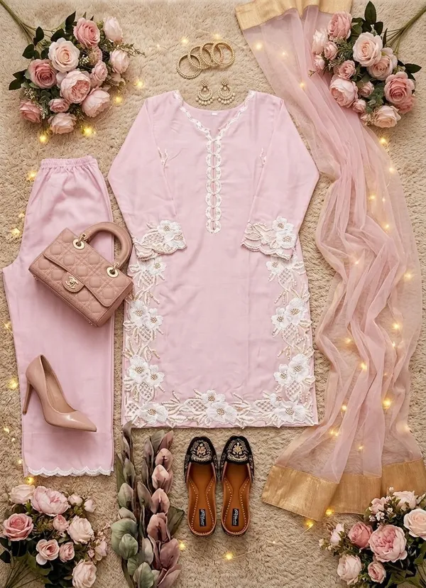 khodal_Embroidered_Kurta,_Palazzo_&_Dupatta_Set_()