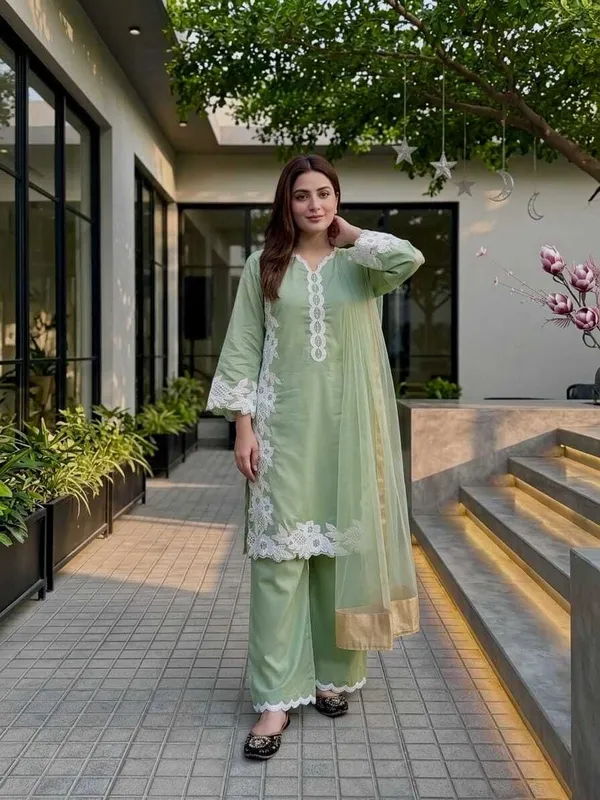 khodal_Embroidered_Kurta,_Palazzo_&_Dupatta_Set_()