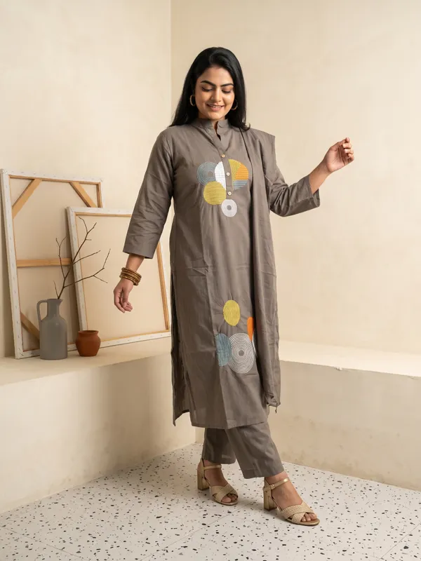 Grey_Cotton_Printed_Straight_Kurta_Pant_Dupatta_Set_For_Women