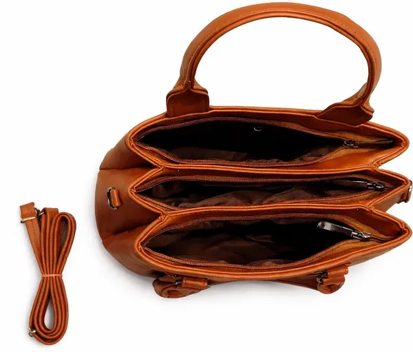 Brown_Pu_Leather_Tote_Bag_For_Women
