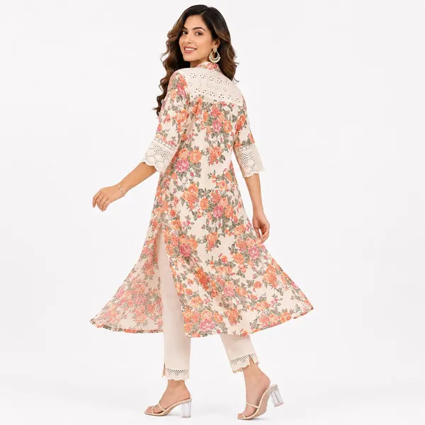 Beige_Cotton_Straight_Floral_Embroidered_Kurta_For_Women