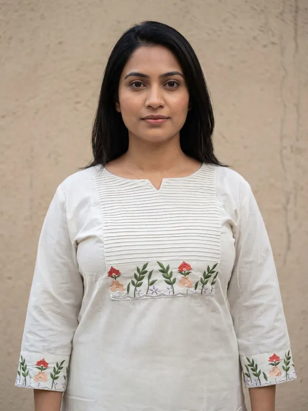White_Cotton_Straight_Embroidered_Kurta_Pant_Dupatta_Set_For_Women