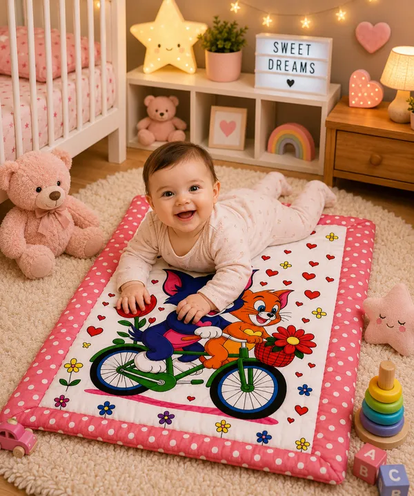 Pink_Cotton_Printed_Baby_Sleeping_Mat_for_Babies