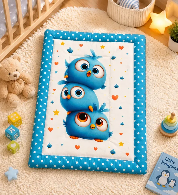 Blue_Cotton_Printed_Baby_Mat_for_Infants__|_(Size:30x20_Inch)_|_Soft_Cotton_Sleeping_Mattress_|