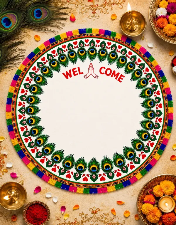 Cotton_Traditional_Peacock_Print_Welcome_Decor_Mat__|_(Size:17x17_Inch)_|