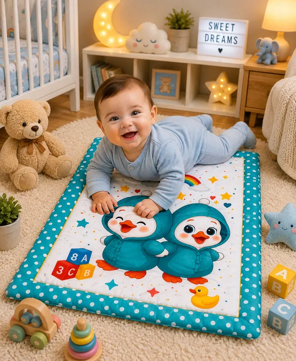 Blue_Cotton_Printed_Baby_Mat_for_Infants__|_(Size:30x20_Inch)_|_Soft_Cotton_Sleeping_Mattress_|