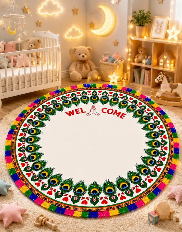 Cotton_Traditional_Peacock_Print_Welcome_Decor_Mat__|_(Size:17x17_Inch)_|