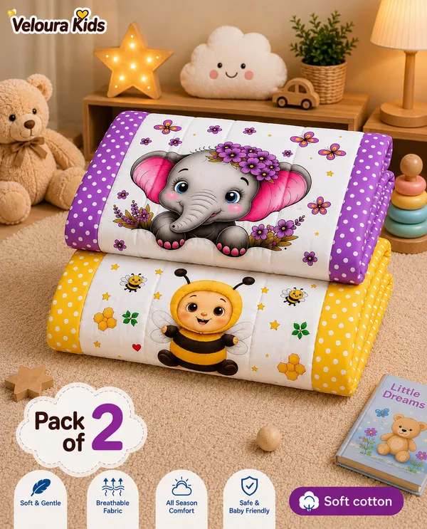 Purple_And_Yellow_Cotton_Printed_Baby_Sleeping_Mattress_Pack_Of_2