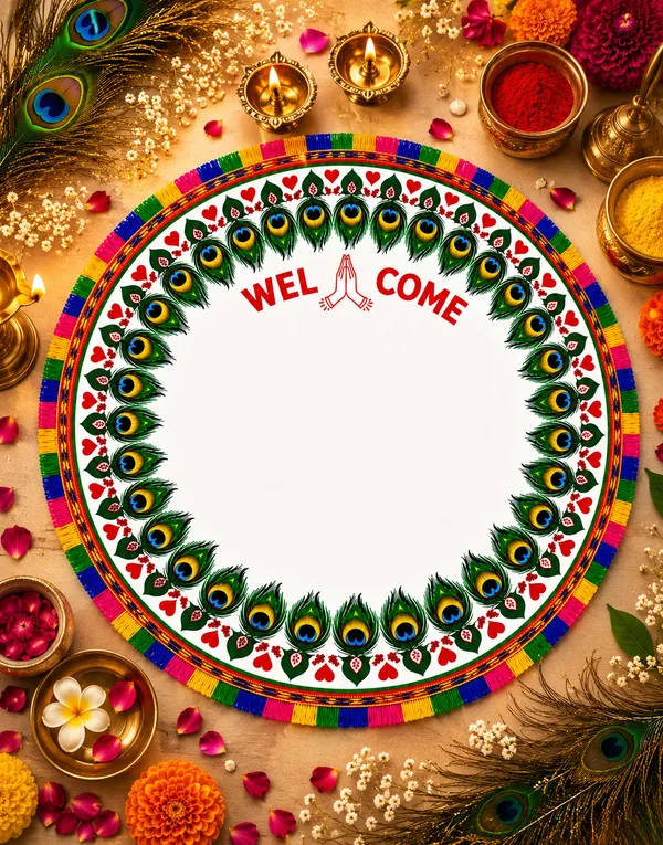 Cotton_Traditional_Peacock_Print_Welcome_Decor_Mat__|_(Size:17x17_Inch)_|