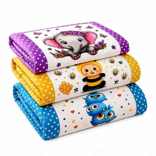 Multicolour_Printed_Baby_Sleeping_Mattress_Set_Of_3_|_(Size:30x20_Inch)__Pack_Of_3