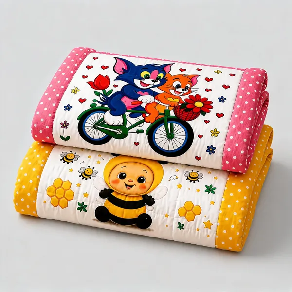 Cartoon_Print_Baby_Cushion_Sleeping_Mattress_Pack_Of_2