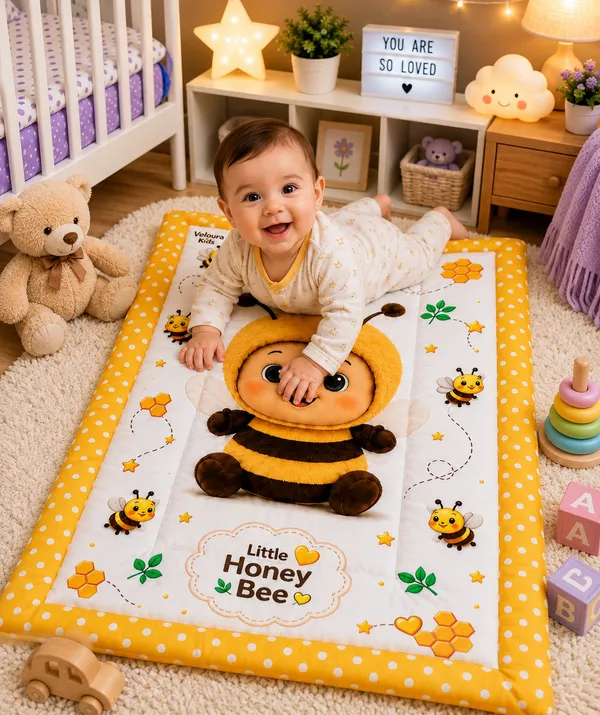 Quilted_Fabric_Cartoon_Print_Baby_Sofa_|_(Size:30x20_Inch)_|_Soft_Cotton_Sleeping_Mattress__Pack_Of_2