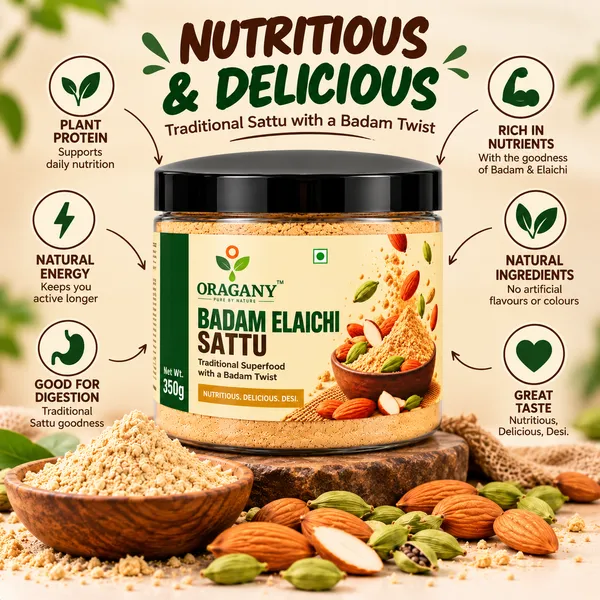 Oragany_Badam_Elaichi_Sattu_350G