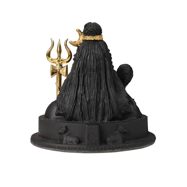 Resin_Lord_Shiva_Idol_Matte_Black_Gold_Finish_With_Trishul