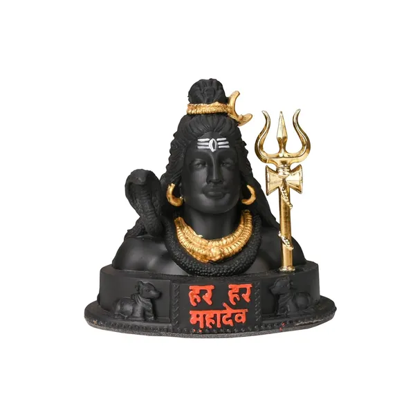 Resin_Lord_Shiva_Idol_Matte_Black_Gold_Finish_With_Trishul