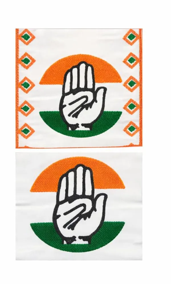 Tricolour_Satin_Congress_Campaign_Patka_Muffler_For_Unisex
