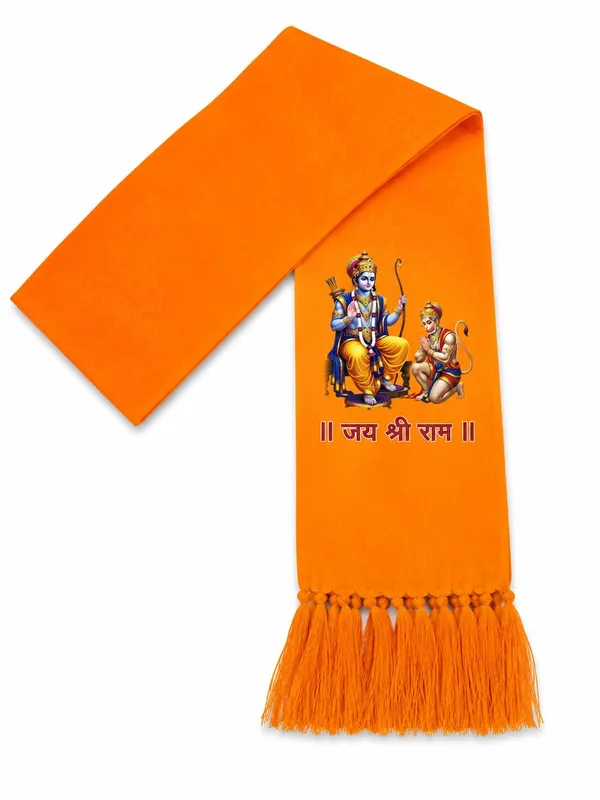 Orange_Cotton_Jai_Shri_Ram_Bhagwa_Religious_Patka_Stole