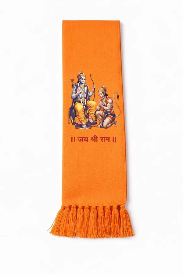 Orange_Cotton_Jai_Shri_Ram_Bhagwa_Religious_Patka_Stole