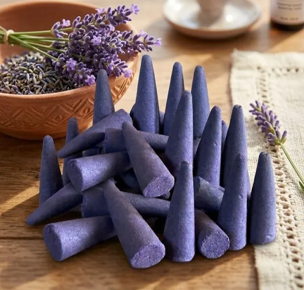 Shrim_Aaradhya_Natural_Cow_Dung_Lavender_Dhoop_Cone