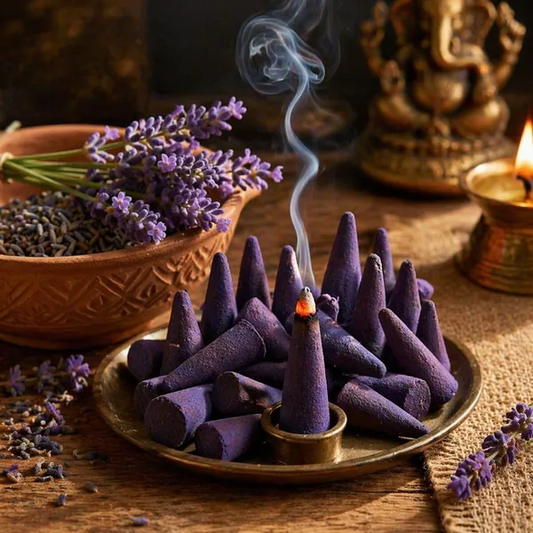 Shrim_Aaradhya_Natural_Cow_Dung_Lavender_Dhoop_Cone