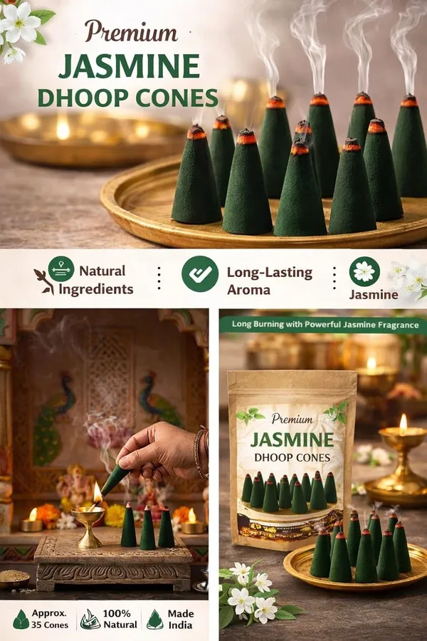 Shrim_Aaradhya_Jasmine_Natural_Herbal_Dhoop_Cones_-_Set_Of_32