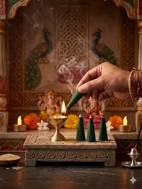 Shrim_Aaradhya_Jasmine_Natural_Herbal_Dhoop_Cones_-_Set_Of_32