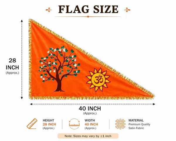 Ram_Mandir_Satin_Triangular_Dhwaj_Flag_Orange_Gold_Fringe