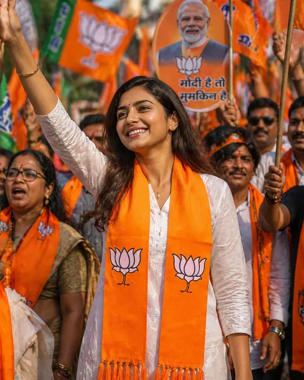 Orange_Cotton_Bjp_Lotus_Embroidered_Campaign_Patka_Scarf
